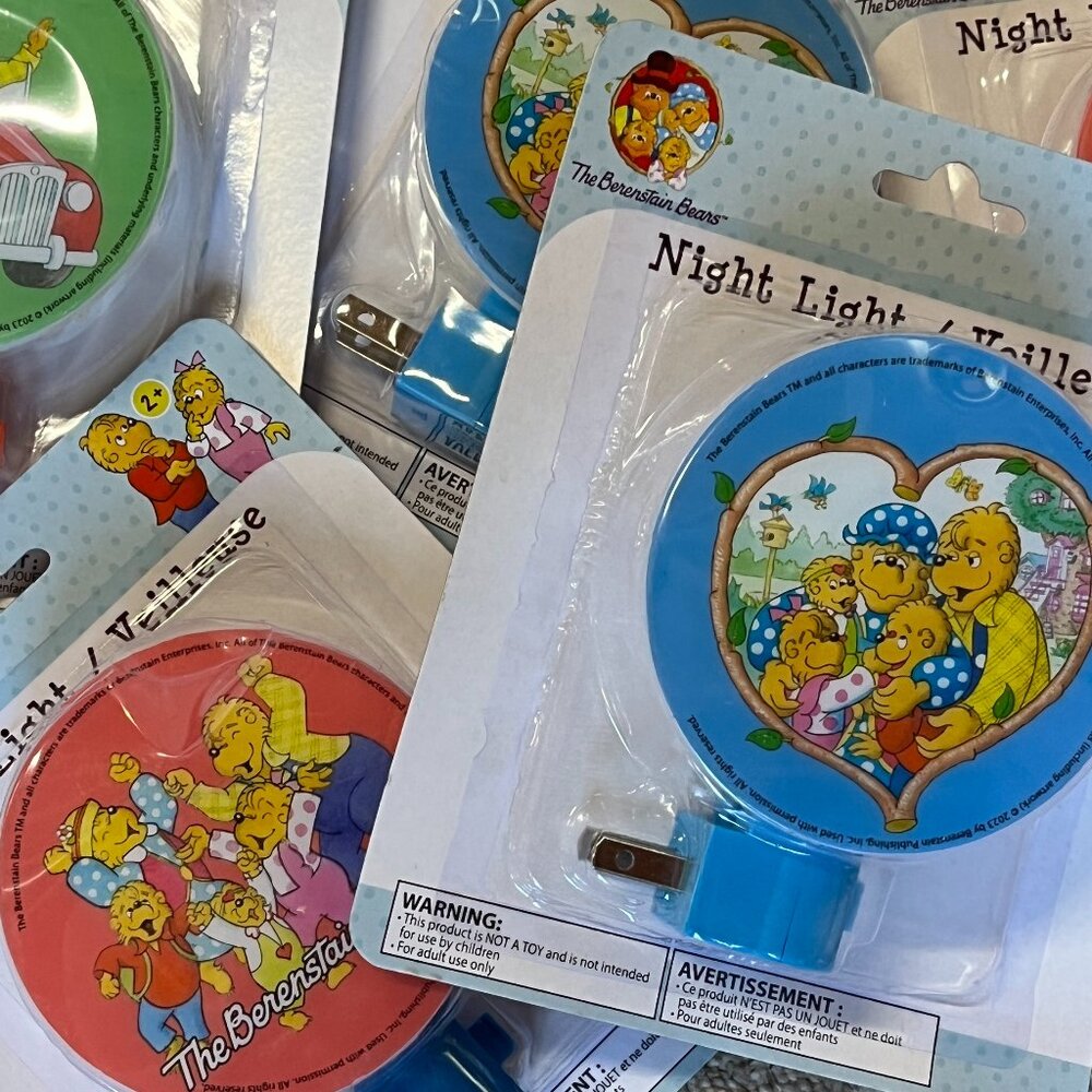 Berenstain Bears Night Lights (Set of 5 LED) (new)